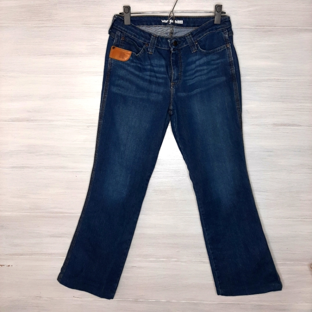Wrangler Riggs workwear Women's Jean, size 8, NWOT has been shortened, blue
